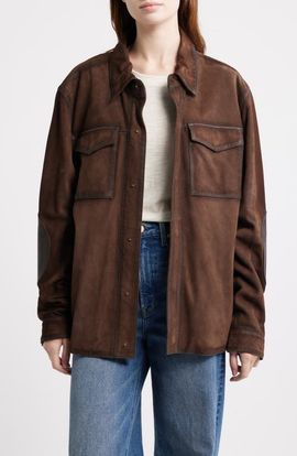 Frye Frye Suede & Leather Shacket