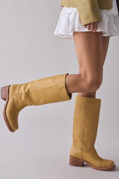 Frye Frye Women's Campus 14L Tall Boot in Banana, Women's at Urban Outfitters