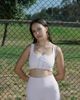 FUN+CUTE FUN+CUTE The Moonflower Sports Bra in Pink Frosting, Women's at Urban Outfitters - 2