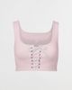 FUN+CUTE FUN+CUTE The Moonflower Sports Bra in Pink Frosting, Women's at Urban Outfitters - 4