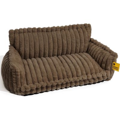 FunnyFuzzy FunnyFuzzy Washable Fluffy Dog Sofa Bed
