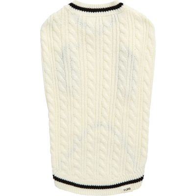 Furb Furb Forty Love Cable Knit Pet Sweater