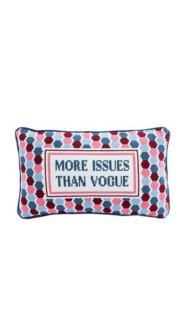 Furbish Studio Furbish Studio More Issues Needlepoint Pillow