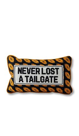 Furbish Studio Furbish Studio Never Lost A Tailgate Needlepoint Pillow