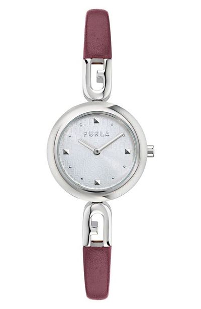 Furla Furla Glamour Chic Mixed Material Bracelet Watch, 28mm