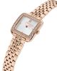 Furla Furla Heritage Crystal Square Rose Gold Tone Bracelet Watch, 27.5mm - 5