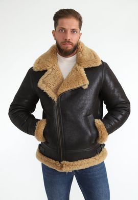 FURNIQ UK FURNIQ UK Andrew Grained Leather Shearling Jacket