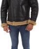 FURNIQ UK FURNIQ UK Andrew Grained Leather Shearling Jacket - 4