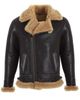 FURNIQ UK FURNIQ UK Andrew Grained Leather Shearling Jacket - 5
