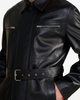 FURNIQ UK FURNIQ UK Camden Leather Trench Coat - 4