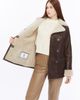 FURNIQ UK FURNIQ UK Chelsea Double-Breasted Shearling Peacoat - 5