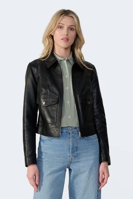 FURNIQ UK FURNIQ UK Flora Leather Jacket