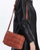 FURNIQ UK FURNIQ UK Hoxton Woven Suede Handbag - 4
