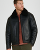 FURNIQ UK FURNIQ UK Landon Leather Shearling Jacket - 3