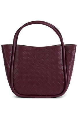 FURNIQ UK FURNIQ UK Portland Woven Leather Top Handle Bag