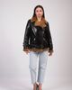FURNIQ UK FURNIQ UK Shearling Aviator Jacket - 4