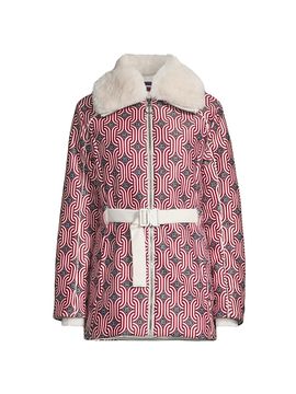 Fusalp Women's Clea Sixties Faux Fur-Trimmed Jacket