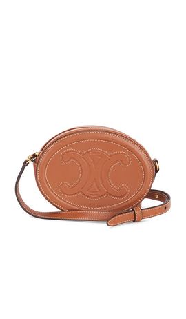 FWRD Renew FWRD Renew Celine Triomphe Small Oval Crossbody Bag