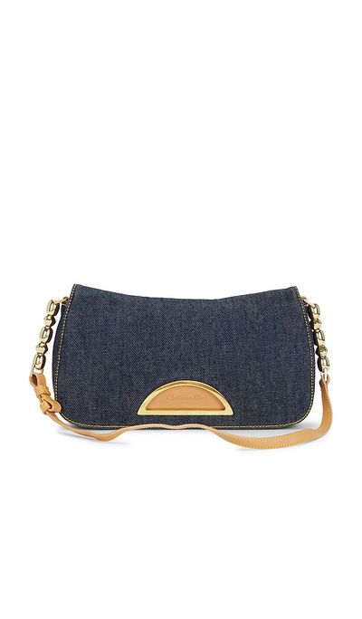 FWRD Renew FWRD Renew Dior Denim Maris Pearl Shoulder Bag