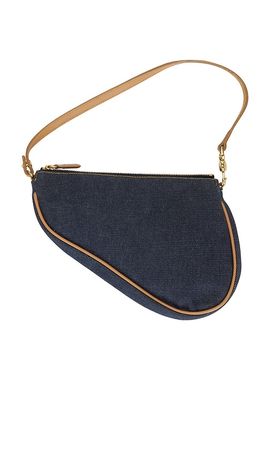 FWRD Renew FWRD Renew Dior Denim Vintage Saddle Bag