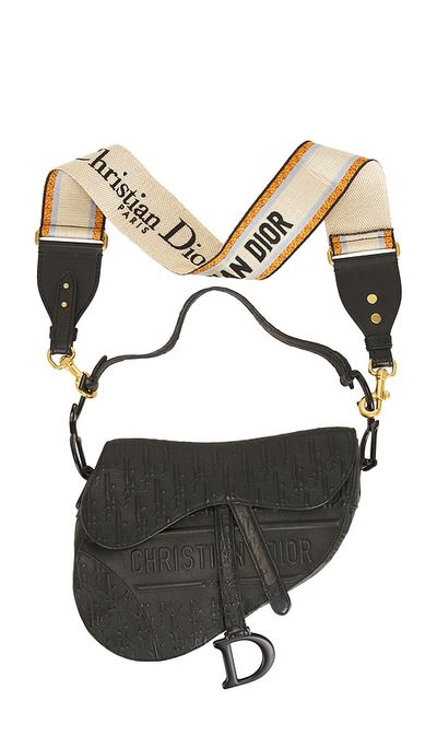 FWRD Renew FWRD Renew Dior Oblique Embossed Saddle Bag