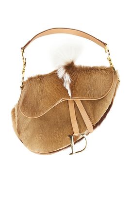 FWRD Renew FWRD Renew Dior Pony Hair Mohawk Saddle Bag