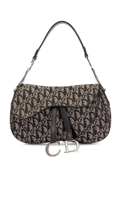 FWRD Renew FWRD Renew Dior Trotter Oblique Double Saddle Bag