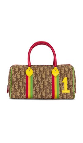 FWRD Renew FWRD Renew Dior Vintage Trotter Rasta Boston Bag