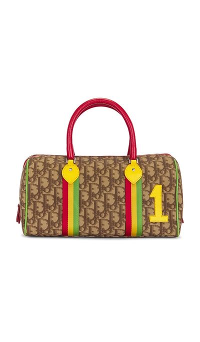FWRD Renew FWRD Renew Dior Vintage Trotter Rasta Boston Bag