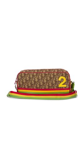 FWRD Renew FWRD Renew Dior Vintage Trotter Rasta Messenger Bag