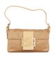 FWRD Renew FWRD Renew Fendi Crystal Embellished Satin Mini Baguette Shoulder Bag - 1