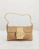 FWRD Renew FWRD Renew Fendi Crystal Embellished Satin Mini Baguette Shoulder Bag - 2