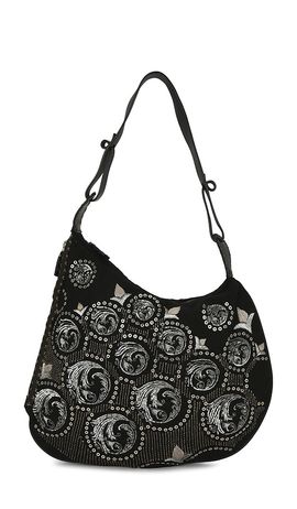 FWRD Renew FWRD Renew Fendi Embroidered Oyster Shoulder Bag