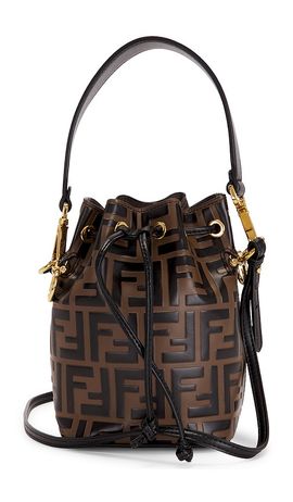 FWRD Renew FWRD Renew Fendi FF 1974 Mini Mon Tresor Bucket Bag