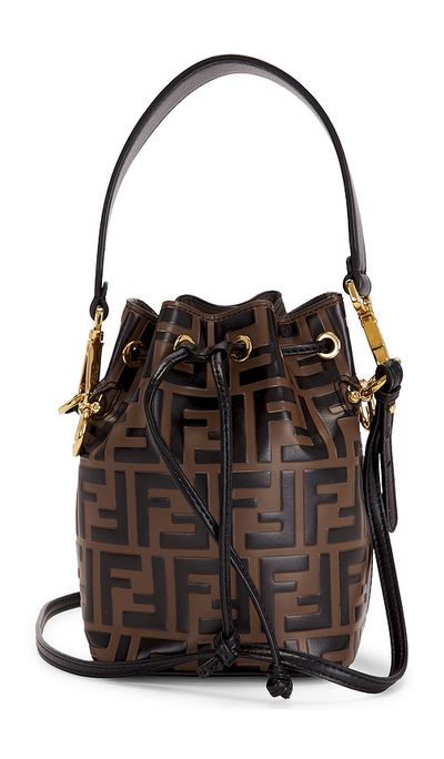FWRD Renew FWRD Renew Fendi FF 1974 Mini Mon Tresor Bucket Bag