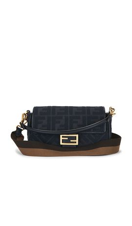 FWRD Renew FWRD Renew Fendi FF Embroidered Baguette Shoulder Bag