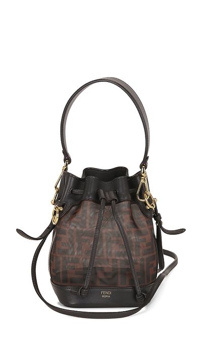 FWRD Renew FWRD Renew Fendi Mesh F Is Fendi Ff 1964 Mini Mon Tresor Bucket Bag