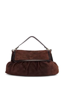 FWRD Renew FWRD Renew Fendi Suede Chef Shoulder Bag