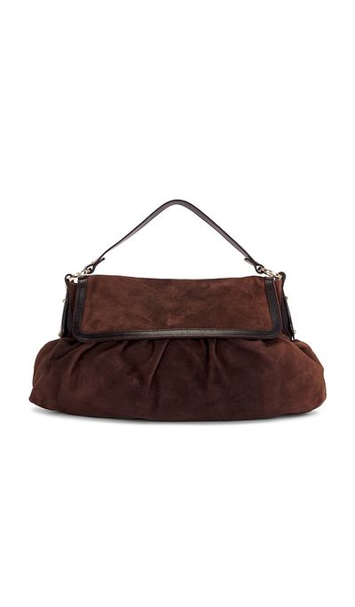 FWRD Renew FWRD Renew Fendi Suede Chef Shoulder Bag