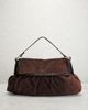 FWRD Renew FWRD Renew Fendi Suede Chef Shoulder Bag - 2