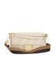 FWRD Renew FWRD Renew Fendi Vitello King FF Embroidered Mini Baguette Shoulder Bag - 1