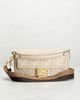 FWRD Renew FWRD Renew Fendi Vitello King FF Embroidered Mini Baguette Shoulder Bag - 2