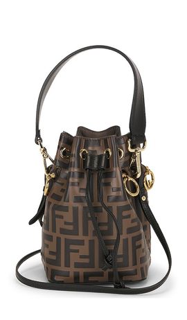 FWRD Renew FWRD Renew Fendi Vitello Liberty F is Fendi FF 1974 Mini Mon Tresor Bucket Bag