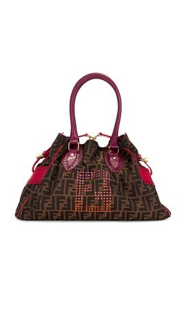 FWRD Renew FWRD Renew Fendi Zucca Chef De Jour Handbag