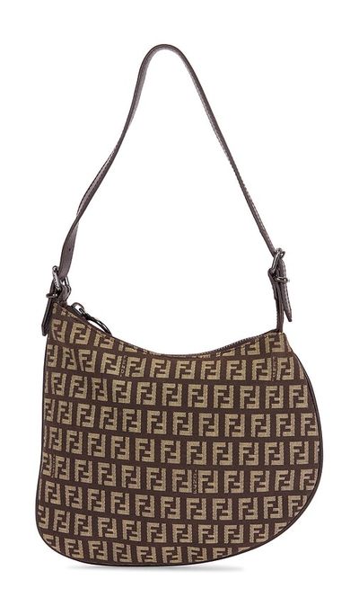FWRD Renew FWRD Renew Fendi Zucchino Oyster Shoulder Bag