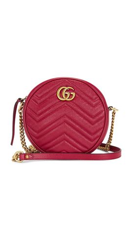 FWRD Renew FWRD Renew Gucci Mini GG Marmont Round Shoulder Bag