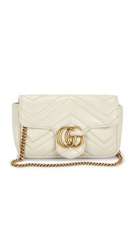 FWRD Renew FWRD Renew Gucci Super Mini GG Marmont Shoulder Bag