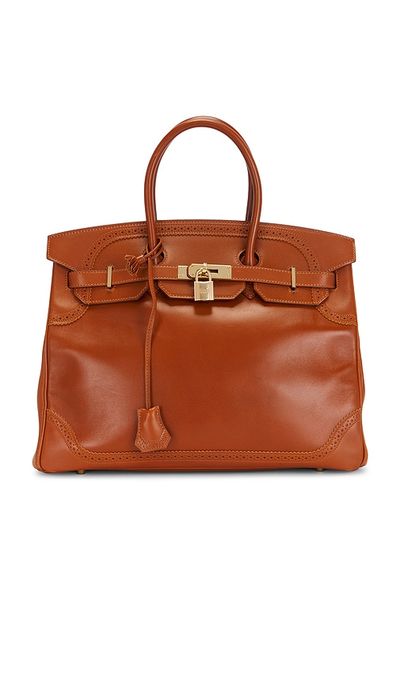 FWRD Renew FWRD Renew Hermes Tadelakt Ghillies Birkin 35 Handbag