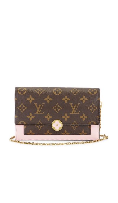 FWRD Renew FWRD Renew Louis Vuitton Monogram Flore Wallet On Chain