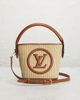 FWRD Renew FWRD Renew Louis Vuitton Raffia Petite Bucket NM Bag - 2